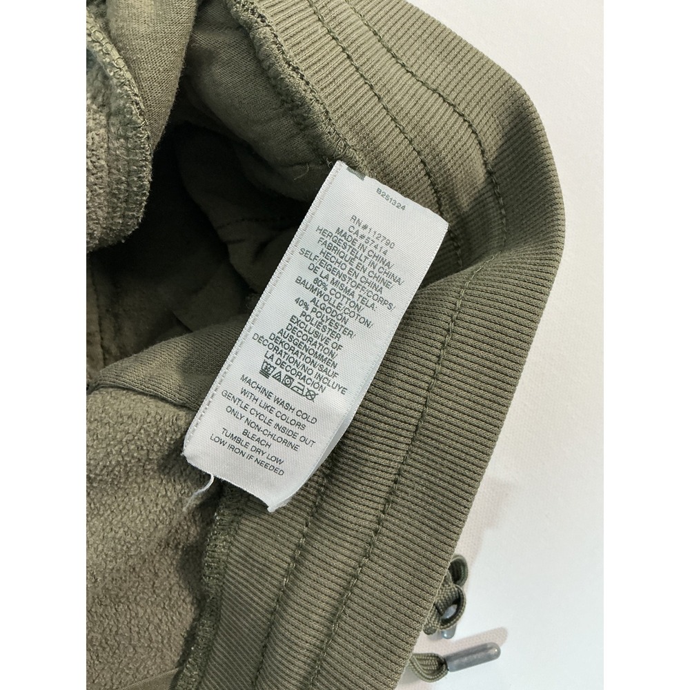 True Religion Men's Script Logo Jogger Sweatpants Green Olive Size L Flaw - Picture 3 of 11